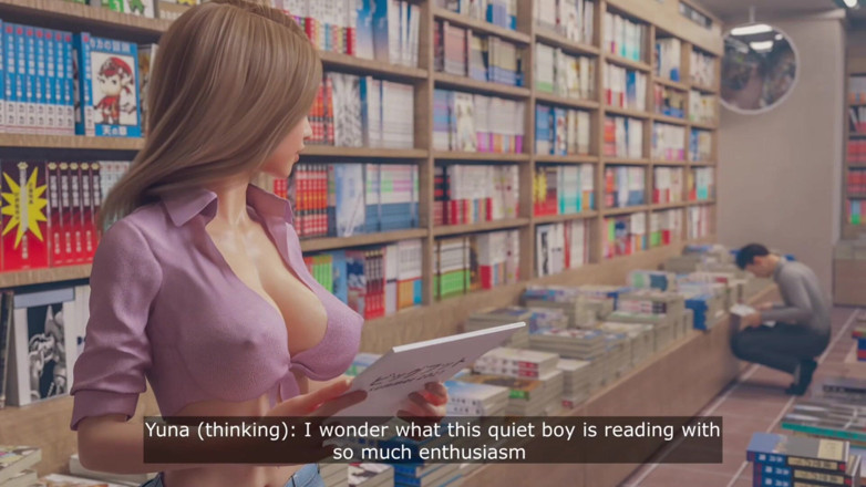 Girl Xgamer: Dirty Stranger Sex Behind the Bookshelves