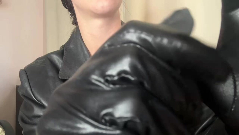 Skinny_lady69: Asmr Leather Glove Triggers - Deep Slp and Relaxation