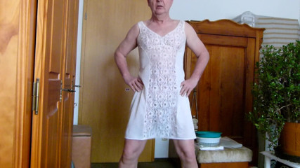 Andi Geil: Jerking off in My Stepmother's Petticoat