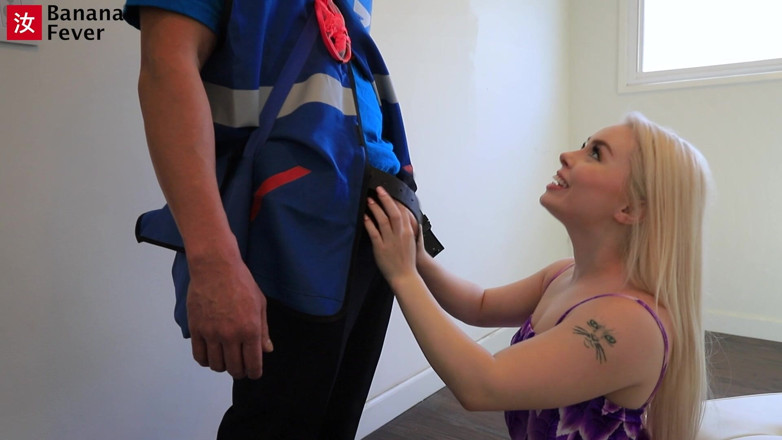 Banana Fever: Petite Blonde Haley Spades Gets Fucked by Asian Mailman - Tiny...