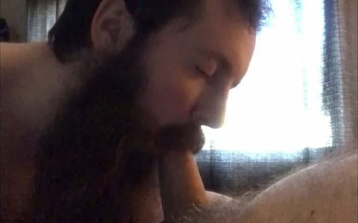 FuzzyBeardBoy: Boy Sucks His Stepdaddy's Cock When Home Alone