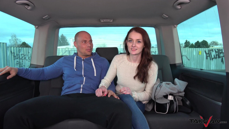 Take Van: Crazy ginger slut thinks that she will direct the fuck...