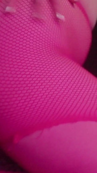 Seksi emo kız ripoff pembe file çorap