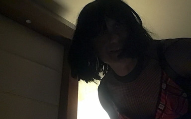 Jasmine Sub: Solo caliente crossdresser toma consolador bbc