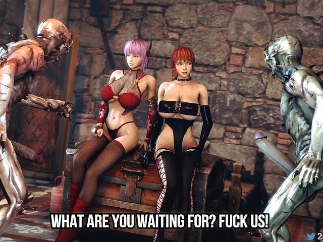 dead or alive demon fuck with 2 girl (animation with sound) 3D Hentai Porn by 26RegionSFM (The fox 3D)