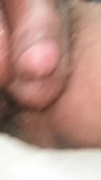 Milking My Uncut Cock. Watch It Drip Cum in Slow Motion