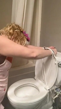 Tied to the Toilet
