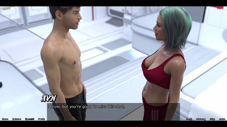 AVN Teller: Stranded in Space - Femdom Mistress Owes Me Kisses