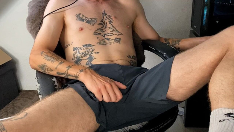 Four20: Skinny Webcam Twink Teases His Dick in Panty