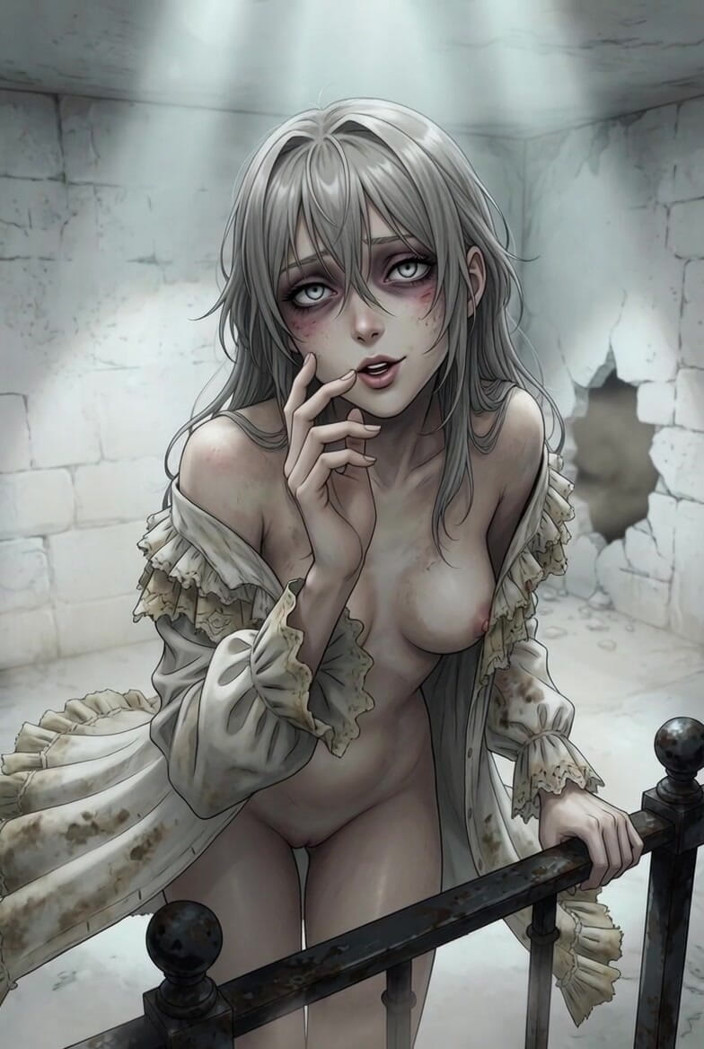 L6RD7BLU3 AI: Emily, 18 ans, la chatte chauve et coquine de Re9, se...