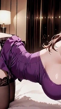 Big Tits Purple Lingerie Hotel Multi Position Ahegao Mind Break Scene