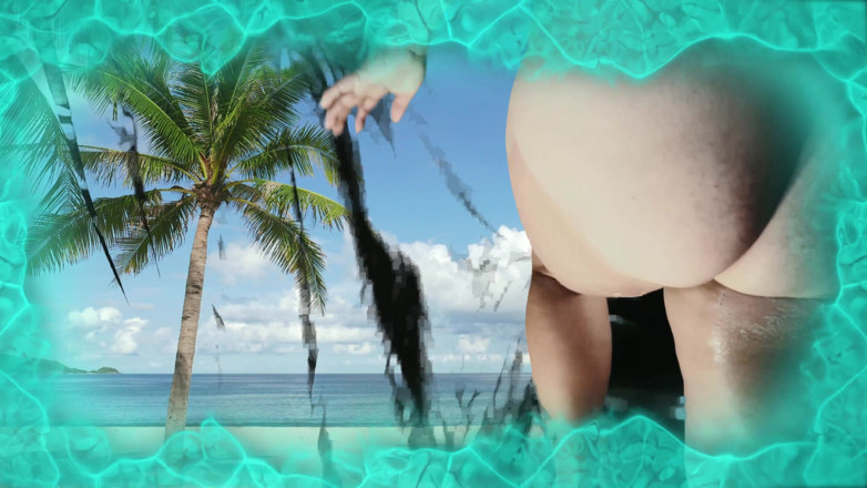 SexyNEBBW: 海滩晒黑胖美女