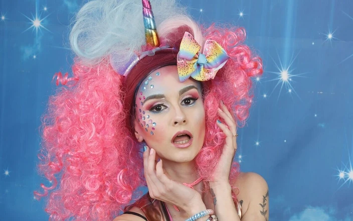 Bravo Models Media: 368 Adele Unicorn Colorful Latex Clothes