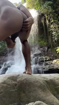 We Found a Dark-skinned Boy Masturbating Outdoors
