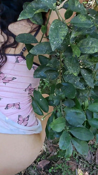 Peasant Latina Eats Her Neighbor's Sperm Outdoors Public