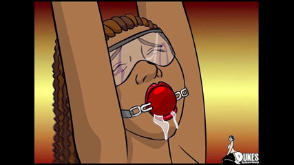 Dukes Hardcore Honeys: Big booty ebony superheroine captured by aliens