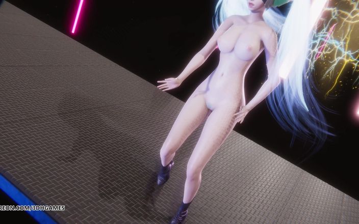 3D-Hentai Games: [mmd] Intergalactia - Ia Glowb Dj Sona Hot Naked Dance League...