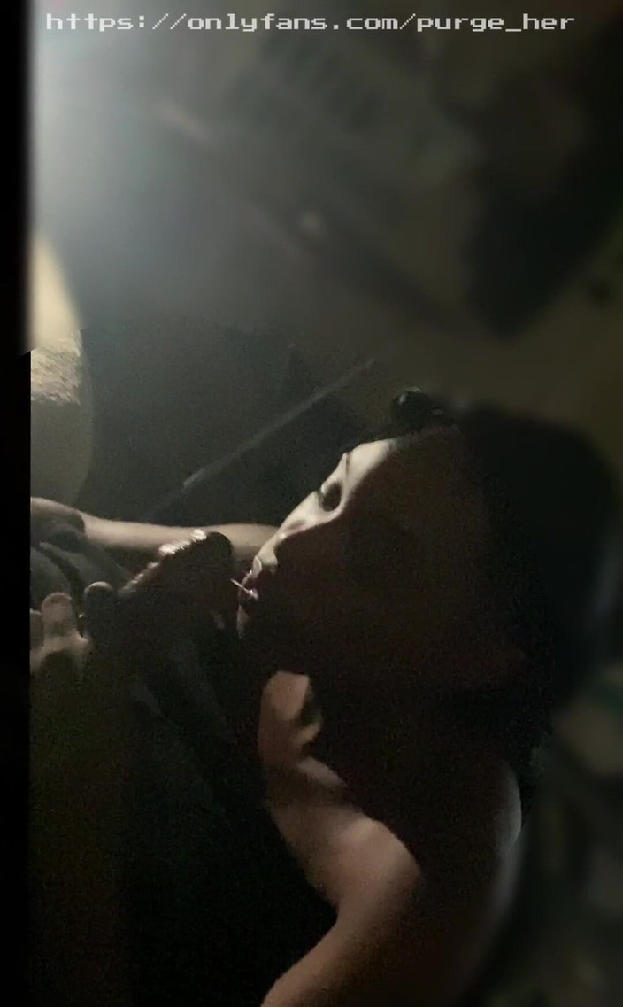 Purge_her: Söt brud slarvig halsjobb