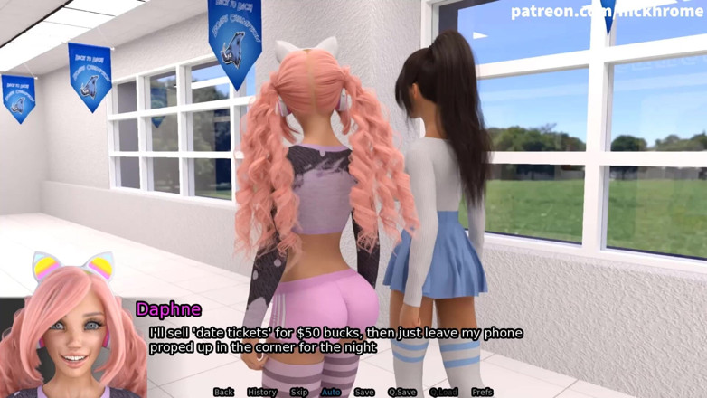 Visual Novels: Sexbot 42 - öğretmenin külotunda boşalma