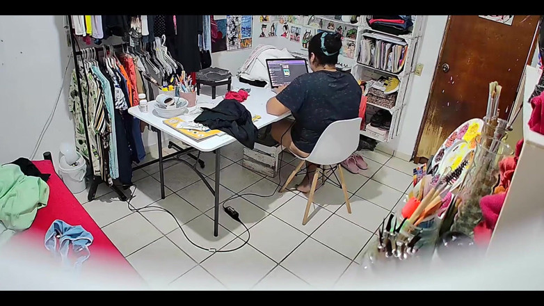 Karmicoxv: My Chubby Stepsister-in-law While She Does Her Homework