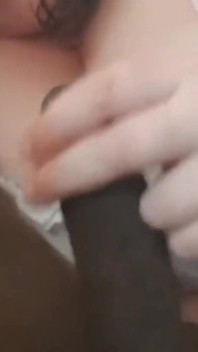 Stroking Sucking His Big Black Cock Making Him Moan and Groan