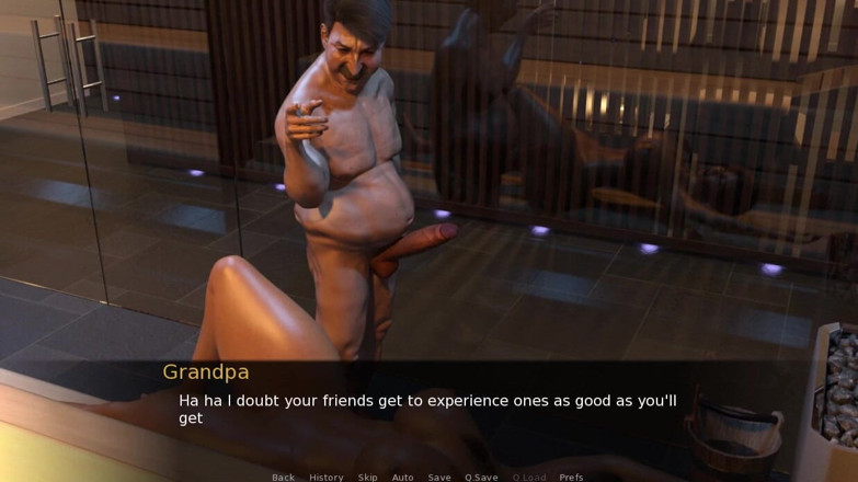 XXX Games Bunk: Grandpas Visit -g'sv - Gameplay - Roleplay - Sauna - Threesome