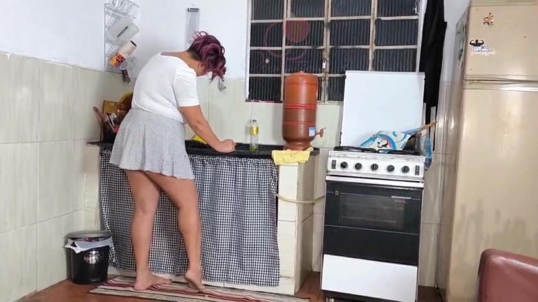 Carmona's films: Cazzo il mio amico dyke che stava lavando i piatti