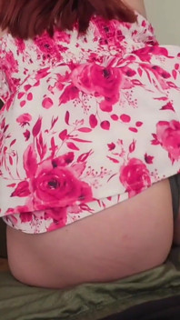 Amateur Redhead Girls Lap Dance in Dress POV