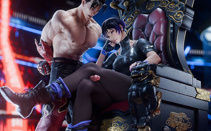 3D desires: ライアンレオスの飽くなきスラットがモンスターのペニスで甘く熱い尻を破壊される - 激しい激突、ディープスロート