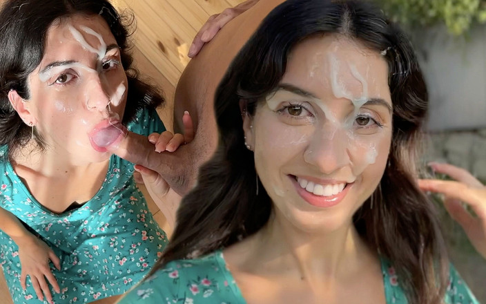 Katty West: Una troia del villaggio succhia tre cazzi e si prende...