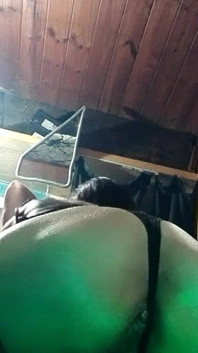 Mariana's Ass While Sucking Cock