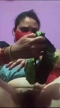 Indian Stepmom Fucking Her Pussy with Sex Toy
