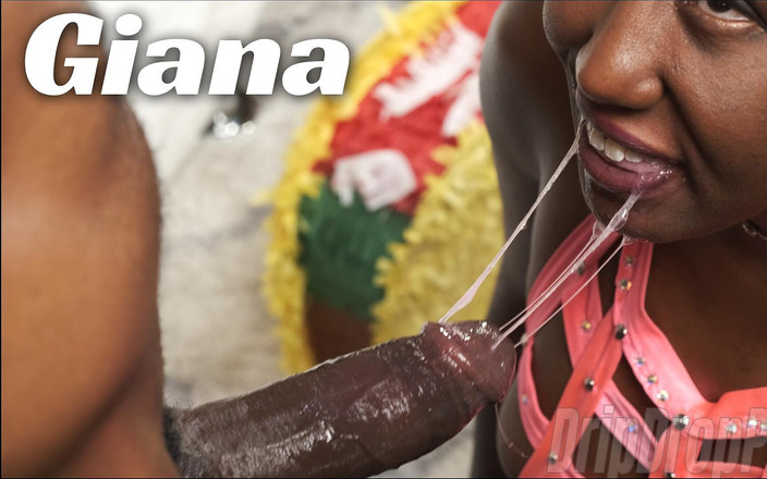 DripDrop Productions: Giana si cewek seksi pecinta bdsm nyepong kontolmu sampai muncrat...