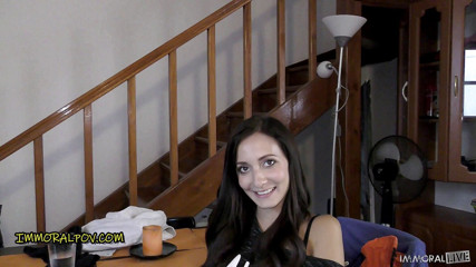 Immoral POV: Bashful but horny Heather cannot get enough dinosaur cock in...