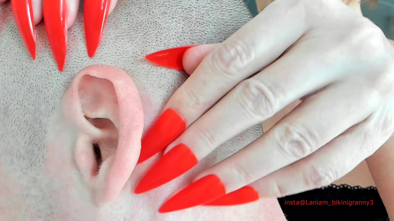 TaniaMilf: Asmr - limpieza de oídos fetiche de madura madura con uñas...