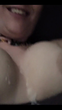 Tinder date finished all over my tits