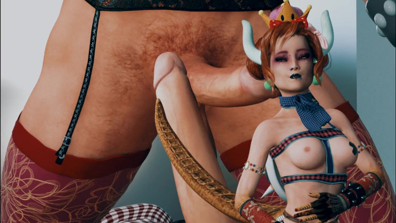 Cock Box 3D: Kawaii Bowsette Gives Double Barrel Tail Job Episode 3 Mario And...
