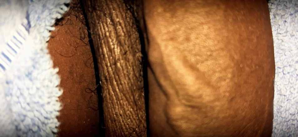 Chocolate Meat Stick: Soft Uncut BBC Slow Motion Close up