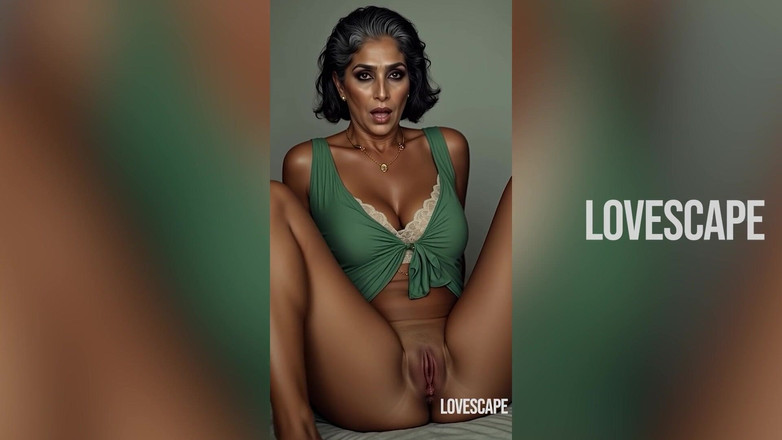 Lovescape: Зрелая дези делает минет и долбежка