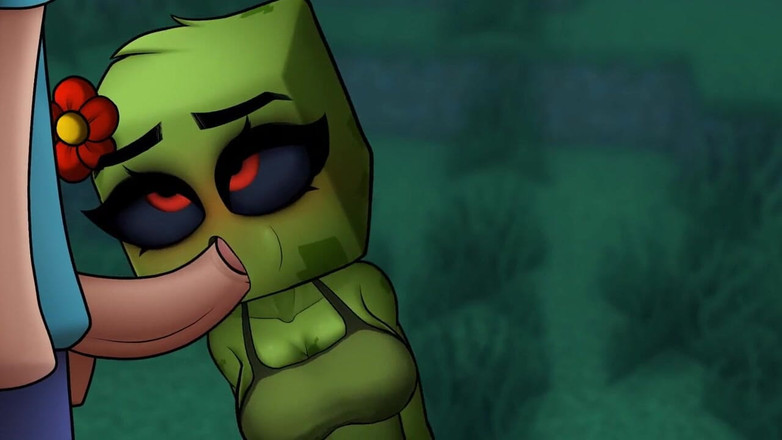 LoveSkySan69: Minecraft hentai geiles handwerk - teil 8 - creeper-blowjob von loveskysan69