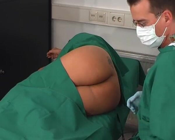 Rubber & Clinic Studio - 1ATOYS: Gyno fetish - Colonoscopy anal exam