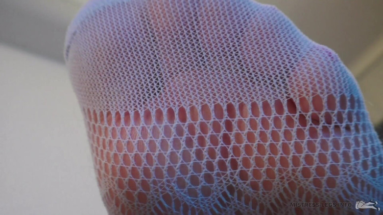 Mistress Legs: Mistress legs teasing in white fishnets