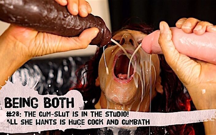 Being Both: #28–The cum-slut is in the studio! All she wants is...