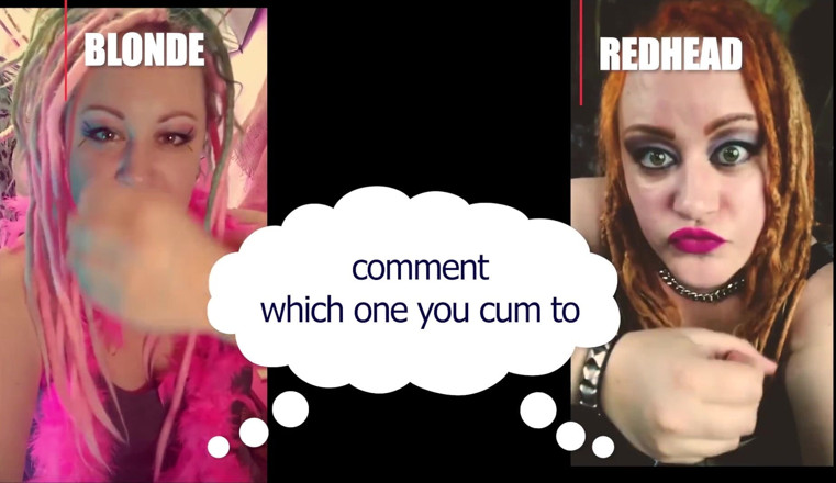 Campsissyboi: Comment which one made you cum blonde or redhead straight...