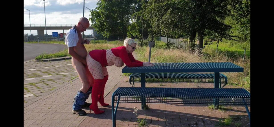 UserBitch1: Fucked at a Highway Rest Stop