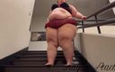 Kayla Peach studios: SSBBW Kayla Peach Climbs Stairs and Belly Play