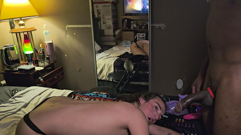 Seajayye: Amateur Horny Shemale Can't oppose stepdaddy in Sloppy 69 Blowjob