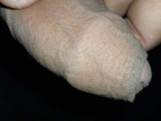 Indian boy studio: Playing with my foreskin
