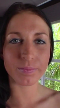 Busty brunette teen Raquel Diamond sucks and fucks cock