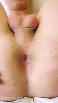 Curious Twink Boy Kasper Slides a Butt Plug Toy in
